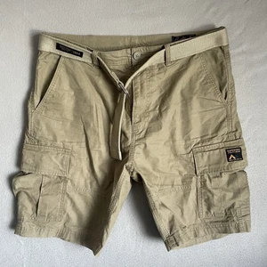 Superdry Cargo Shorts Mens W34 Tan Brown Utility Combat Military Field Core - Picture 1 of 11