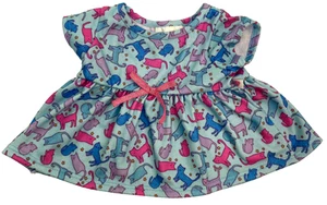 Build A Bear blaues Kleid rosa lila Katzen 2018 volle Größe Plüsch CPK Puppe BAB - Bild 1 von 4