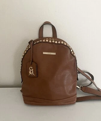 Steve Madden Mochila Cartera Tachonada Correas Ajustables Imitación Cuero Foto 1 de 4