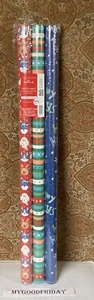 Hallmark INSPIRATIONS Birthday Wrapping Paper Easy Cutlines 3 Rolls:120 sq. ft. - Picture 1 of 11