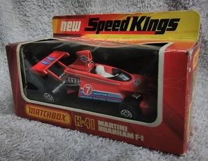 Matchbox Superkings Speed Kings K-41 Martini Braham F-1 car - boxed. - Picture 1 of 5