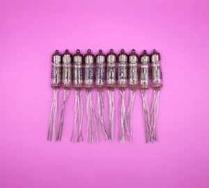 10x 6N16B-V 6Н16Б-В = 6021 ~ 6SN7 Double Triode Tubes / MELZ / Gold Grid / NEW - Picture 1 of 9