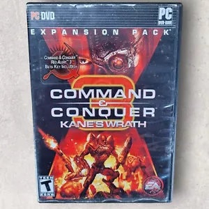 Command & Conquer 3 Kanes Wrath Expansion Pack CD ROM With Case & Manual - Picture 1 of 7