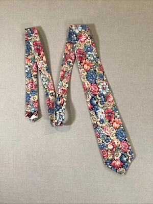 Corbata floral de otoño vintage Elements para hombre hecha en EE. UU. Foto 1 de 4
