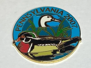 Old Vintage Ducks Unlimited DU Lapel Jacket Hat Pin Badge Pennsylvania PADU 2007 - Picture 1 of 2