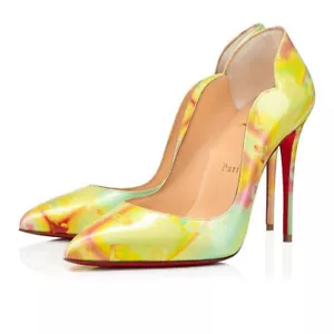 Christian Louboutin Hot Chick 100 Zapatos Tacón Zapatos Mujer Talla 38 Limitado $845 Nuevo - Imagen 1 de 9