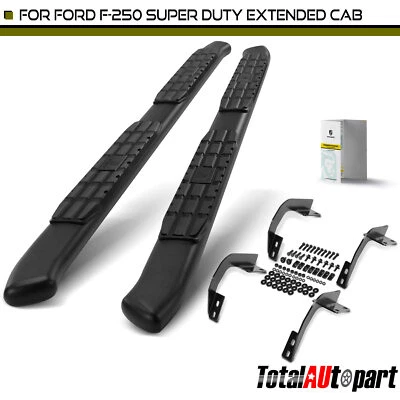 for Ford F-250 F-450 F-550 Super Duty Extended Cab/Super Cab 4.25” Side Step Bar - Image 1 of 4