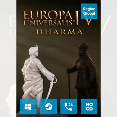 Europa Universalis IV 4 Dharma Expansion DLC PC Game Steam Key Region Free - Image 1 of 4