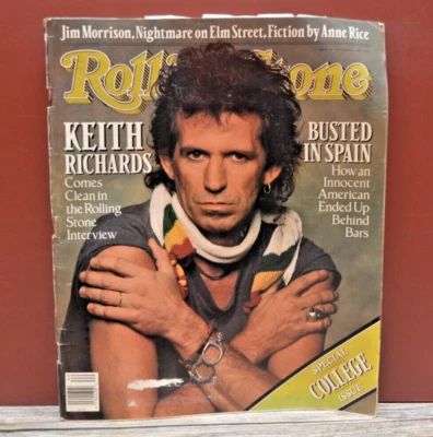 Keith Richards Rolling Stone Magazine October 6 1988 Issue #536 Rolling Stones🟠 - Image 1 of 3