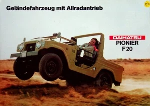 278965) Daihatsu Pionier F20 Prospekt 198? - Bild 1 von 1