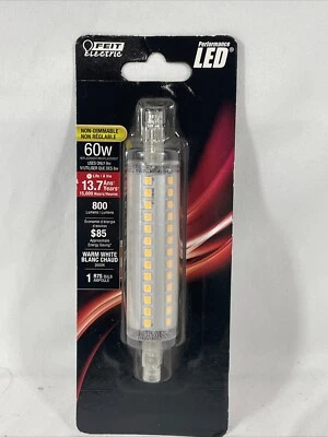 Led R7S 8W/60W 800Lumens 3000K, by Feit Electric, PartNo BPJ118/LED - Image 1 of 2