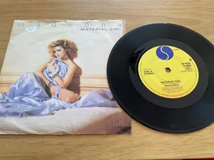 MADONNA - MATERIAL GIRL / PRETENDER 1985 UK 7" VINYL PICTURE SLEEVE free P&P - Picture 1 of 5