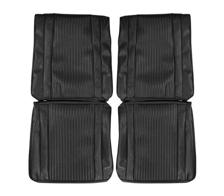 Par de cubiertas de asiento con canastilla delantera Plymouth Satellite 1966 Foto 1 de 1