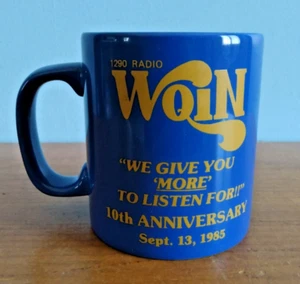 KILN CRAFT WIN 1290 RADIO 10th ANNIVERSARY 13.09.1985 MUG STAFFORDSHIRE ENGLAND - Bild 1 von 6