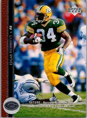 # 101 Edgar Bennett Green Bay Packers 1996 Upper Deck - Image 1 of 2