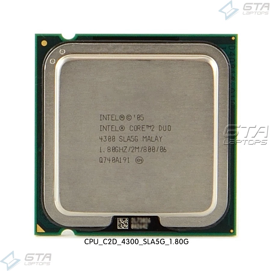Intel C2D 4300 1.80GHz SLA5G LGA775 Dual-Core CPU Working Pull   - Image 1 of 1