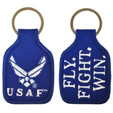 US Air Force New Logo Embroidered Keychain Military Key Rings