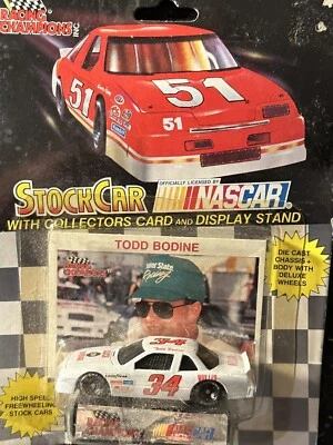 Todd Bodine Racing Champions Stock Car NASCAR #34 1991 1:64 Die-Cast Nuevo De Colección Foto 1 de 3