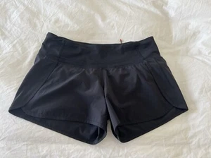 Lululemon | Women’s SZ 6 | Run Speed Up Short Black | Lightweight - Picture 1 of 7