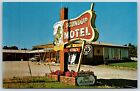 Postkarte Roundup Motel, Chadron, Nebraska unpostiert