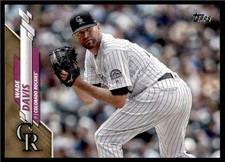 2020 Topps Series 1 Base Gold #293 Wade Davis /2020 - Colorado Rockies