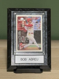 Bobby Abreu Plaque Upper Deck Baseball Card Philadelphia Phillies - Picture 1 of 5