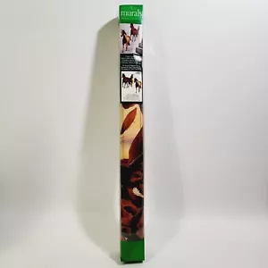 WALLIES PFERDE Wandaufkleber WANDBILD 2 GROSSE Aufkleber Pony Farm Tier Stute Colt - Bild 1 von 5