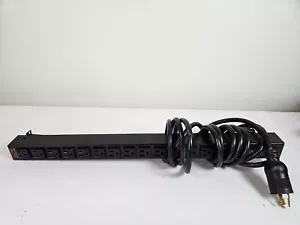 Apc AP9551 Basic Rack PDU, ZeroU, 20A, 120V, 3.7m, Outlet-14(5-15R)* - Picture 1 of 4