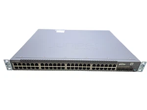 Juniper EX3400-48T Rev B | 48-Port Gigabit, 4x SFP+, 2x 40G QSFP+ | Dual AC - Picture 1 of 7
