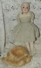 Rare 13" Antique German Bisque Strobel & Wilken 121-4/0 Mold Doll w/ Compo Body 