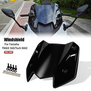 Front Windshield Deflector Windscreen Fairing For Yamaha TMAX 560 Tech MAX 2025 - Picture 1 of 8
