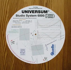 Universum Studio System 6000 Custom Designed Turntable Alignment Winkelmesser - Bild 1 von 7