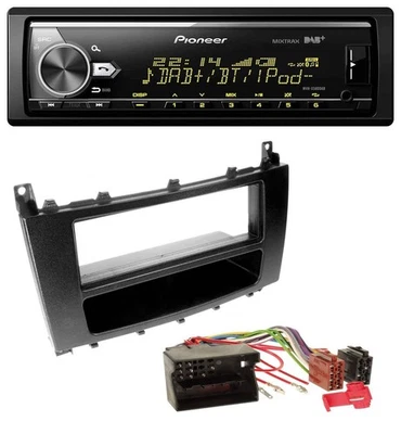 Pioneer Bluetooth USB DAB MP3 Autoradio für Mercedes CLK W209 C-Klasse W203 - Bild 1 von 4