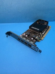 HP 919987-001 Nvidia Quadro P1000 4GB Quad Mini-DisplayPort Graphics Card - Picture 1 of 3
