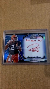 2024 Leaf Metal Inscriptions DJ Lagway! Blue! Auto 49/100 #MI-DJL Florida Gators - Picture 1 of 2