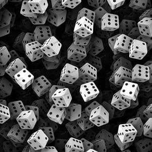 Dice 21 - 18"x46" Hydrographic Film Hydro Dipping - Picture 1 of 6