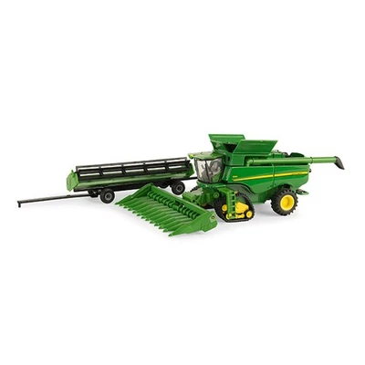 1/64 John Deere S690 Combine on Tracks with Grain and Corn Heads by ERTL LP53303 - Image 1 of 4