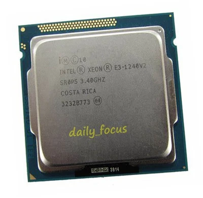 Intel Xeon E3-1240 V2 3.4 GHz LGA1155 4 cores 8 threads SR0P5 CPU Processor 8 MB - Image 1 of 4