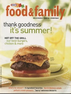 Kraft FOOD & FAMILY Magazin Sommer 2008 Burger, Frosty Drinks, Desserts - Bild 1 von 5