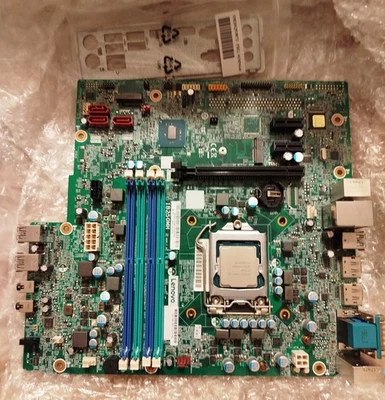 motherboard lenovo thinkcentre m710t + mascherina nuova + CPU intel i5 7400 - Immagine 1 di 2