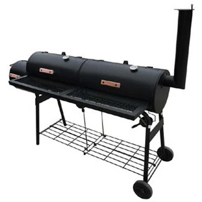 vidaXL Barbecue-Smoker Grill Nevada XL Schwarz - Immagine 1 di 4