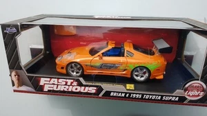 Toyota Supra 1/18 Rápido y Furioso con Varias Luces LED - Imagen 1 de 1