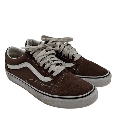 Vans Old Skool Gamuza Marrón Zapatos de Skate Para Mujer Talla 8 Para Hombre 6.5 Zapatillas bajas Foto 1 de 4