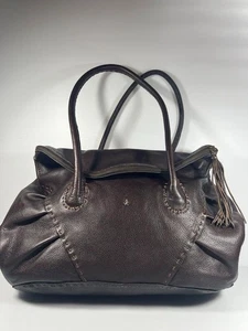 Bolso de Hombro Henry Beguelin Omino Vintage Cuero Marrón Vintage - Imagen 1 de 10