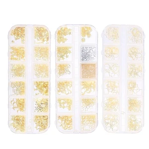 3 Cajas Nail Art Accesorios Manicura Joyería Hacer Usted mismo Accesorios Arte de Uñas - Imagen 1 de 12
