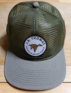 J.B. THOMAS Handcrafted Calls Hat Green Mesh Trucker Snap Back Duck Calls - Picture 1 of 6