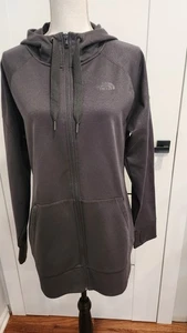 The North Face Mountain Athletics Women Hoodie Full Zip Jacket Dark Gray XL - Picture 1 of 15