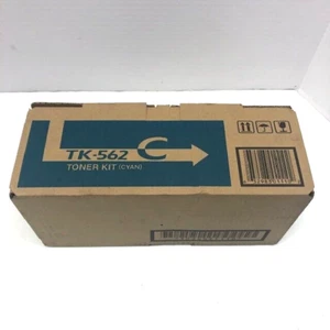 Kyocera TK-562C Cyan Toner Kit Cartridge Genuine Original OEM TK562C - NEW! - Photo 1/7