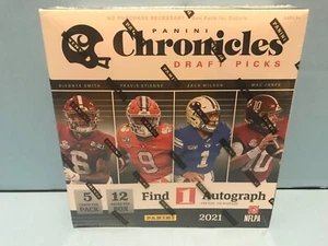 2021 PANINI CHRONICLES draft picks  SEALED MEGA BOX 1 autograph /box - Picture 1 of 6