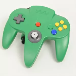 Nintendo 64 CONTROLLER Bros GREEN NUS-005 Official Control Pad made in China - Picture 1 of 3